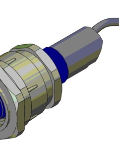 Sensor DOL 44RG 230V mit Verschraubung PG36 und Gegenring